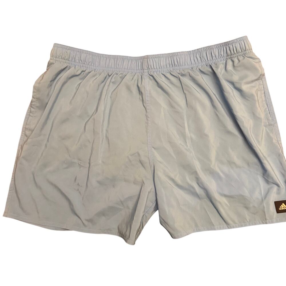 Adidas Run It Pull on Men' S Casual Shorts Color Light Blue, Size 2XL